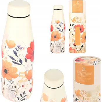 Termoska Termoska 500 ml na kávu, čaj s květinovým vzorem - nepropustná