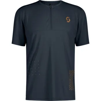 cyklistický dres Dres SCOTT Trail Vertic Zip SS Blue, L