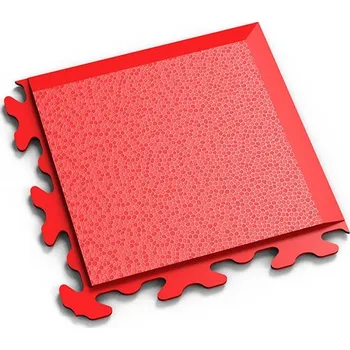 vinylová podlaha Červený PVC vinylový rohový nájezd "typ B" Invisible 2037, Fortelock - 14,5 x 14,5 x 0,67 cm