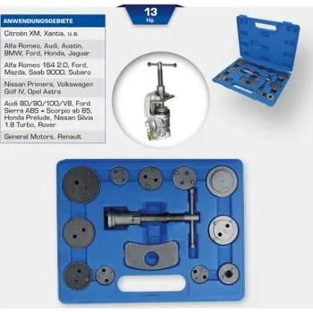 Nářadí pro automobil Sada nářadí pro obnovu pístu třmene kotoučové brzdy Brilliant tools BT701000