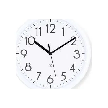 Hodiny Nedis CLWA105WT 22 cm nástěnné hodiny bílé