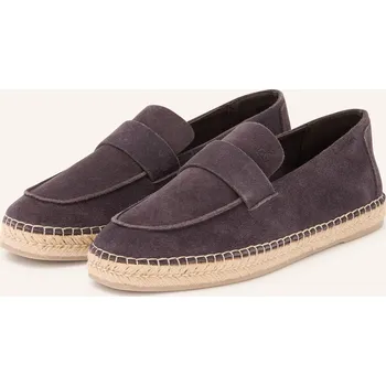 Dámské mokasíny Calvin Klein Espadrilles, tmavě šedá