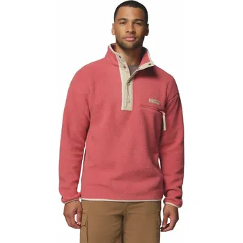 Pánská mikina Columbia Helvetia™ II Half Snap Fleece M 2090891643 - washed red XS
