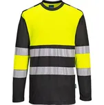 Portwest PW312 PW3 Hi-Vis tričko s dlouhým rukávem Yellow/Black