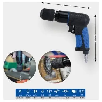 Autodílna Vrtačka (stlačený vzduch) Brilliant tools BT160704
