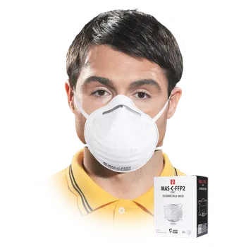 Plynová maska Reis MAS C FFP2 Protiprachová polomaska 20 ks