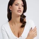 Guess Naušnice JUBE02135JW-RH Zlatá OS