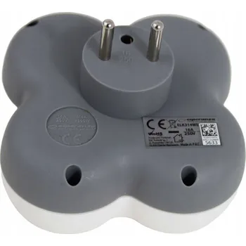 Elektrická zásuvka Elektrický Rozbočka Esperanza se 4 zásuvkami