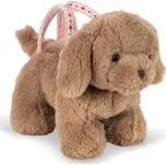 Konges Sløjd Plyšová kabelka Puppy Brown