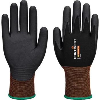 Pracovní oblečení PORTWEST Rukavice A370 GP Grip 15 z nitrilové mikropěny POR-A370K8RXXL 2XL Černá