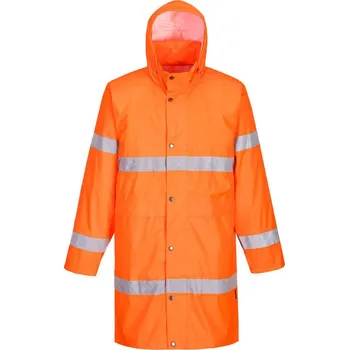 Pláštěnka PORTWEST Plášť Hi-Vis 100cm H442, do deště, reflexní POR-H442ORRS S Oranžová