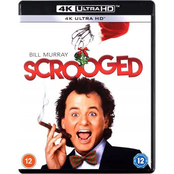 Blu-ray film Scrooged na Blu-ray 4K disku