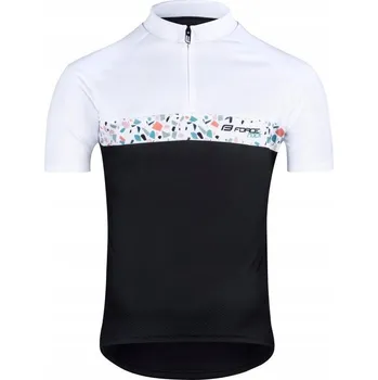 cyklistický dres Cyklistický dres Force M bílý