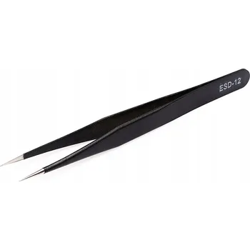 Péče o řasy a obočí PINZETA PRECISION 135mm ROVNÁ ESD-12 TECHREBAL