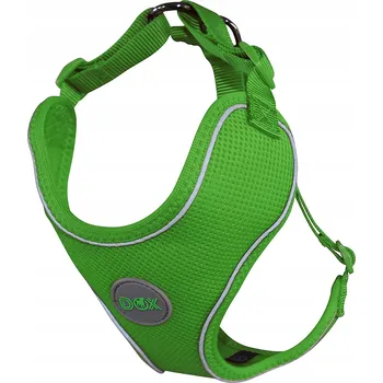 Postroj pro psa POSTROJ PRO PSA DDOXX AIR MESH LEHKÝ PRODYŠNÝ NASTAVITELNÝ ZELENÝ VEL. M