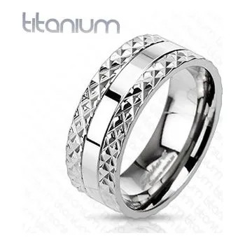 Prsten Šperky4U Pánský prsten Titan, vel. 67 - velikost 67 - TIT0002-67