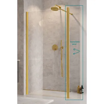 BESCO Boční otočný panel ECO-N GOLD Pevná stěna - 30 cm BCEXON30GC