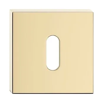 Dveřní kování Vnitřní klika Metal-Bud Krátká, Čtvercová rozeta, Štít s otvorem pro klíč