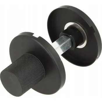 Dveřní kování WC rozeta pod kliku SISO Nivo bez indikátoru SS-304, matná černá