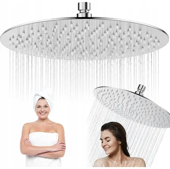 Sprchová hlavice DEŠŤOVÁ SPRCHA KULATÁ 30CM NEREZOVÁ OCEL 304 SAMOČISTÍCÍ TRYSKY