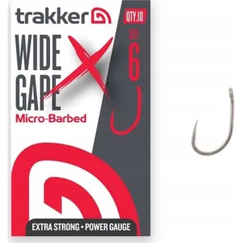 Rybářský háček Háčky s otřepem Trakker Wide Gape XS Hooks Micro Barbed vel. 4