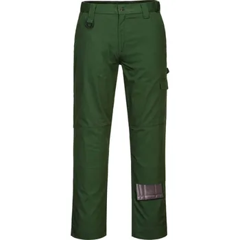 Pracovní oblečení PORTWEST Kalhoty Super Work Trouser CD884, do pasu POR-CD884FGS46 46 Zelená forest Zkrácené na výšku 173 cm