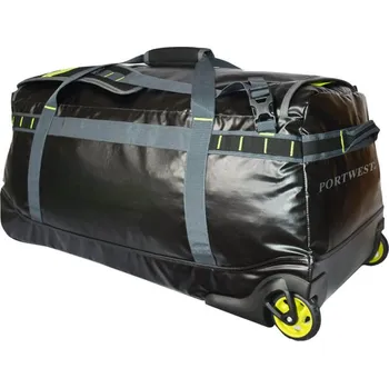 PORTWEST Taška PW3 100L Duffle Trolley Bag B951, voděodolná, 100 litrů POR-B951BKR Černá