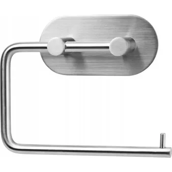 DRŽÁK NA TOALETNÍ PAPÍR Věšák Samolepicí 12x10cm Pevné Uchycení