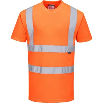 pracovní tričko PORTWEST Tričko RIS RT23 Hi-Vis, krátký rukáv, reflexní POR-RT23ORR4XL Oranžová 4XL