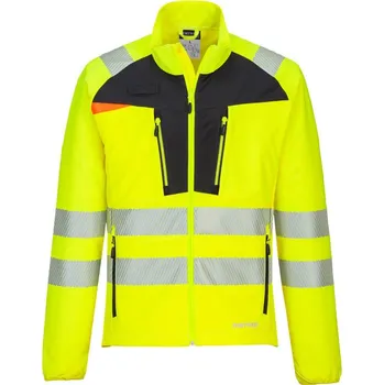 pracovní mikina PORTWEST Mikina DX481 Hi-Vis se zipem, reflexní POR-DX481YBRXXL 2XL Žlutá/černá