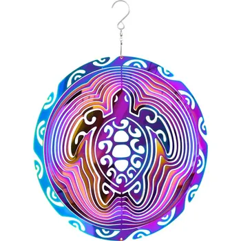 Létající drak INVENTO Products &amp; Services GmbH Invento kovový závěsný zvonek Kinetické umění: 3D zářivá želva - expresní doprava