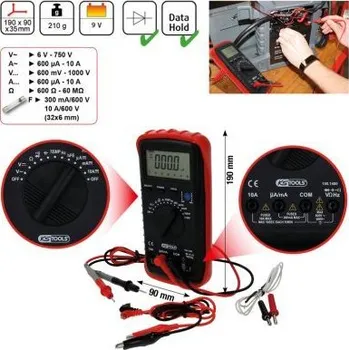 Autobaterie Univerzální měřicí přístroj (multimetr) KSTOOLS 150.1480