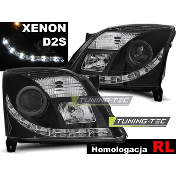 Autodíl Tuning-Tec Přední čirá LED světla Opel Vectra C (2002 - 2005) - xenon D2S - s denním svícením RL