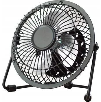 Domácí ventilátor VENTILÁTOR USB STOJANOVÝ KOVOVÝ STOLNÍ VENTILÁTOR