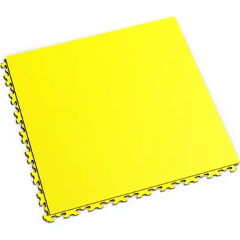 vinylová podlaha Žlutá PVC vinylová zátěžová dlažba Fortelock Invisible 2030 (hadí kůže) - 45,3 x 45,3 x 0,67 cm