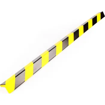 Stavební profil Černo-žlutá pěnová ochrana rohů zdí, stěn (L-profil) - 100 x 4,5 x 1 cm - 5 ks