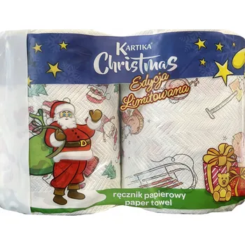 Papírový ručník Papírové utěrky Kartika 200 útržků 2 ks
