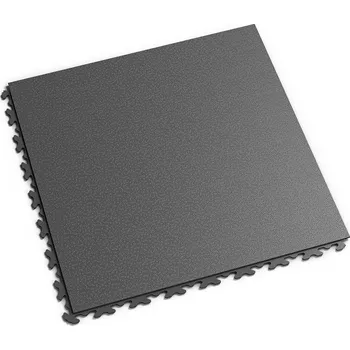 vinylová podlaha Šedá PVC vinylová zátěžová dlažba Fortelock Invisible Eco 2030 (hadí kůže) - 45,3 x 45,3 x 0,67 cm