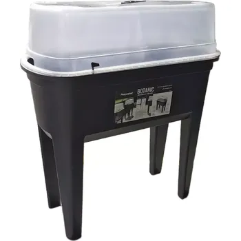 Sadbovač Černý plastový zahradní sadbovač GH76 - 77,5 x 37,8 cm