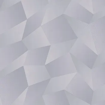 Tapeta DEKORATIVNÍ TAPETA GEOMETRICKÁ 3D EFEKT VINYLOVÁ NA VLIESU