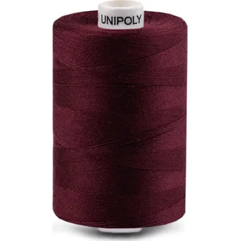 Nit Polyesterové nitě Unipoly návin 1000 m, malé, 349 bordó