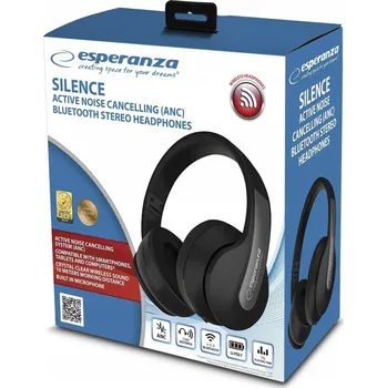 Sluchátka Bezdrátová sluchátka přes uši Esperanza SILENCE