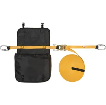Vak na lezecké lano PORTWEST Lano záchrané FP01, dočasné, horizontální POR-FP01YBR Žlutá/černá