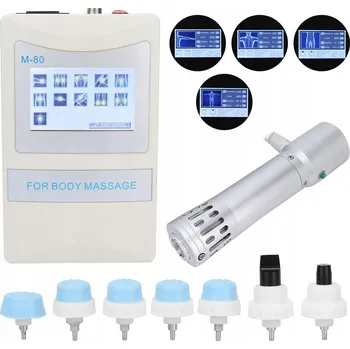 Zabezpečení domácnosti Elektrostimulátor pro terapii rázovou vlnou, stříbrný, akumulátorový, 180 W