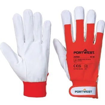 Pracovní oblečení PORTWEST Rukavice Tergsus A250 na suchý zip POR-A250RERXL XL Červená