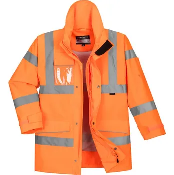 pracovní bunda PORTWEST Bunda Extreme Parka S590, nepromokavá, reflexní POR-S590ORRM M Oranžová