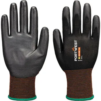 Pracovní oblečení PORTWEST Rukavice A372 GP Grip 18 PU POR-A372K8RL L Černá