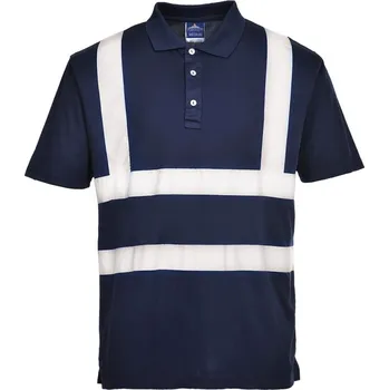 Pánské tričko PORTWEST Polokošile Iona F477, krátký rukáv POR-F477NVRXXXL 3XL Navy