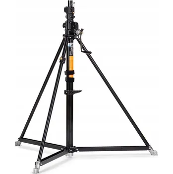 Černý stojan Super Wind Up z nerezové oceli