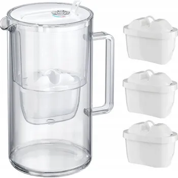 Filtrační konvice Filtrační konvice Aquaphor Glass bílá 2,5 l se 3 filtry Maxfor+